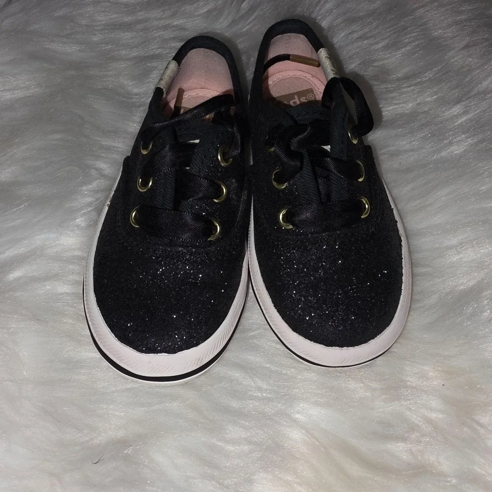 Keds for Kate Spade Champion Glitter Black Sneakers Toddler Size 5M KL160663